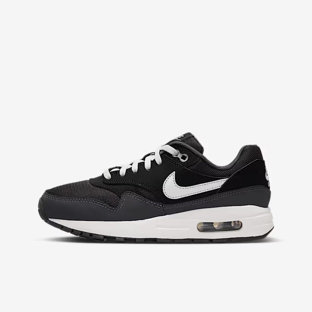Nike Women's Black‎ Air Max 1 Mesh Lace Up Athletic Sneaker Size US 7